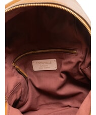 COCCINELLE JEN Round leather backpack with pocket CUIR - Women’s Bags - 6