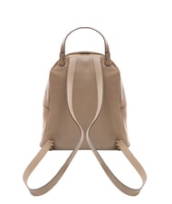 COCCINELLE JEN Round leather backpack with pocket warm taupe - Women’s Bags - 3