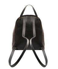 COCCINELLE JEN Round leather backpack with pocket Black - Women’s Bags - 3