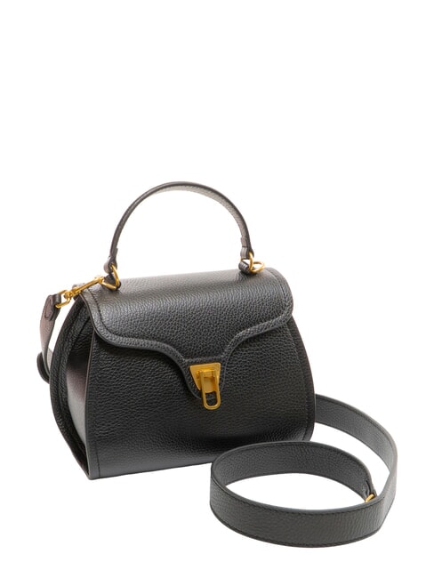 MARVIN Mini leather handbag with shoulder strap Black - Women’s Bags