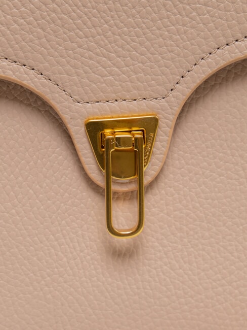 MARVIN Leather handbag with shoulder strap rosette - Women&rsquo;s Bags