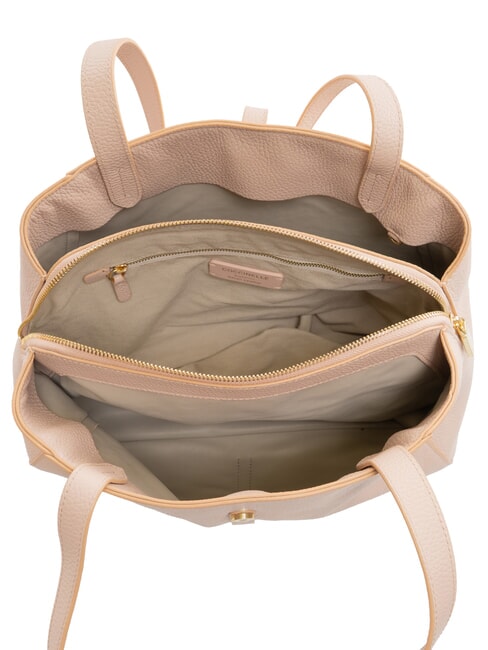 CHARA Leather shoulder bag rosette - Women’s Bags