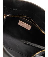 COCCINELLE KLICHE Leather handbag with shoulder strap Black - Women’s Bags - 6