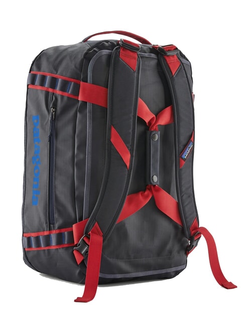 BLACK HOLE 40L travel backpack bag smolder blue with red amanita - Duffle bags