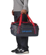 PATAGONIA BLACK HOLE 40L travel backpack bag smolder blue with red amanita - Duffle bags - 4