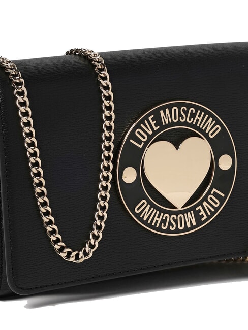 SMART DAILY Clutch bag with metal shoulder strap Black - Women’s Bags