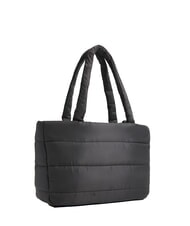 LOVE MOSCHINO AIR WAVE Puffy shopping bag Black - Women’s Bags - 2