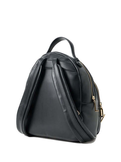 ZIPLINE Round backpack with pocket Black - Women’s Bags