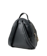 LOVE MOSCHINO ZIPLINE Round backpack with pocket Black - Women’s Bags - 3