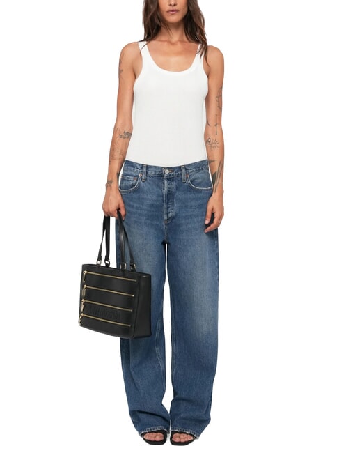 ZIPLINE Shoulder shopping bag Black - Women’s Bags