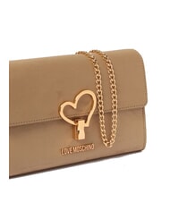 LOVE MOSCHINO SMART DAILY Shoulder bag with flap sand - Women&rsquo;s Bags - 3