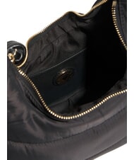 LOVE MOSCHINO AIR WAVE Small puffy shoulder bag Black - Women’s Bags - 4