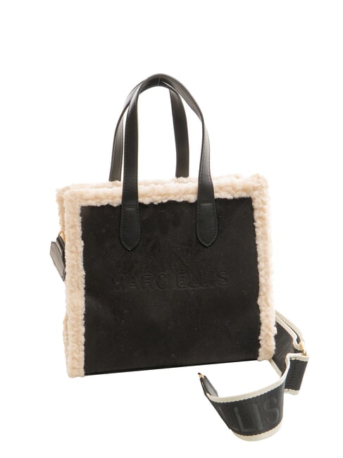 SHERPA Medium handbag with shoulder strap black - Women’s Bags