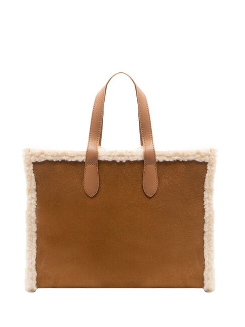 SHERPA Medium handbag with shoulder strap dark leather - Women&rsquo;s Bags