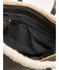 MARC ELLIS SHERPA Large handbag with shoulder strap black - Women’s Bags - 5