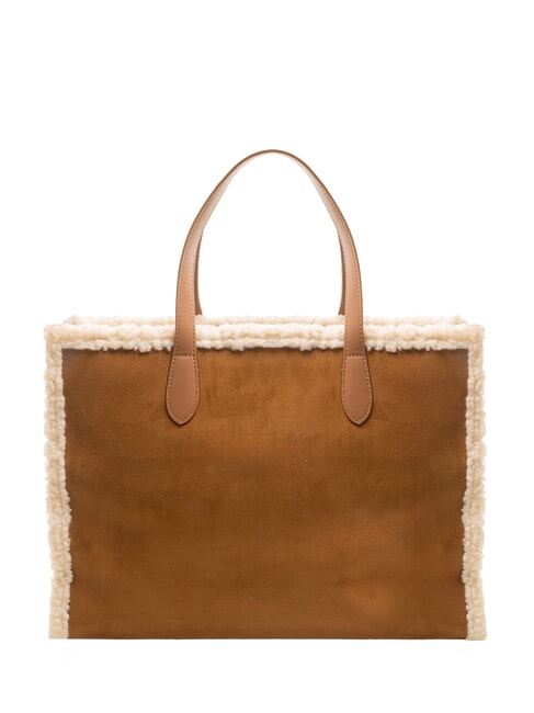 SHERPA Large handbag with shoulder strap dark leather - Women&rsquo;s Bags