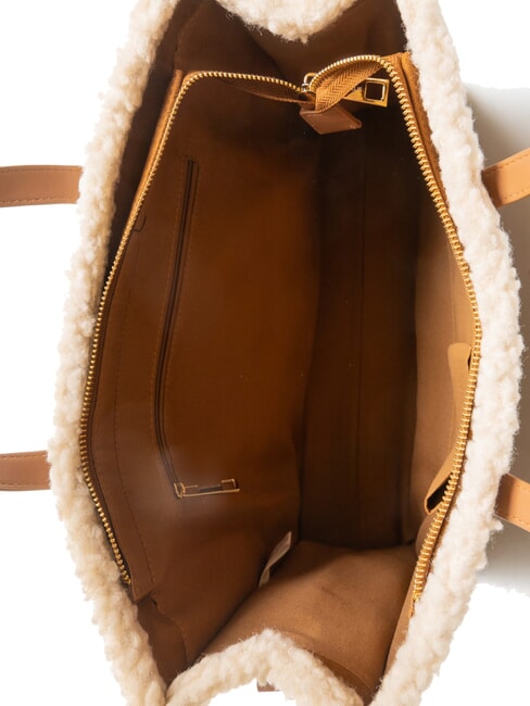 SHERPA Large handbag with shoulder strap dark leather - Women&rsquo;s Bags