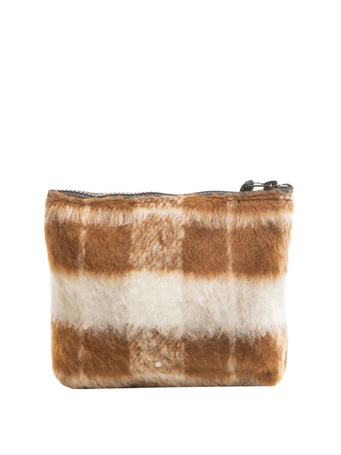 CHECK Clutch bag with cuff cocoa - Women&rsquo;s Bags