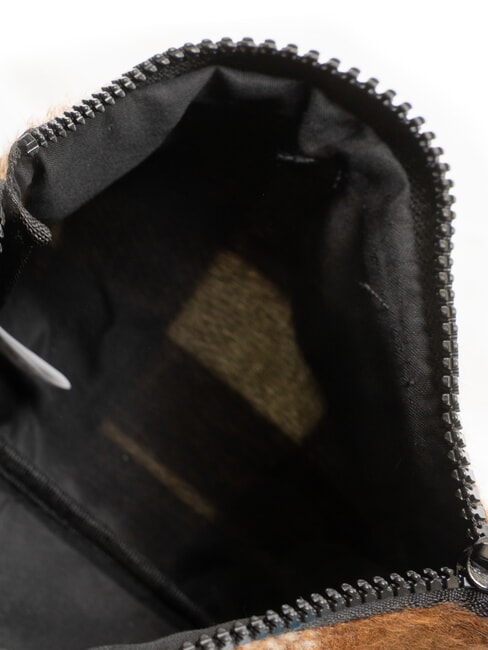 CHECK Clutch bag with cuff cocoa - Women&rsquo;s Bags