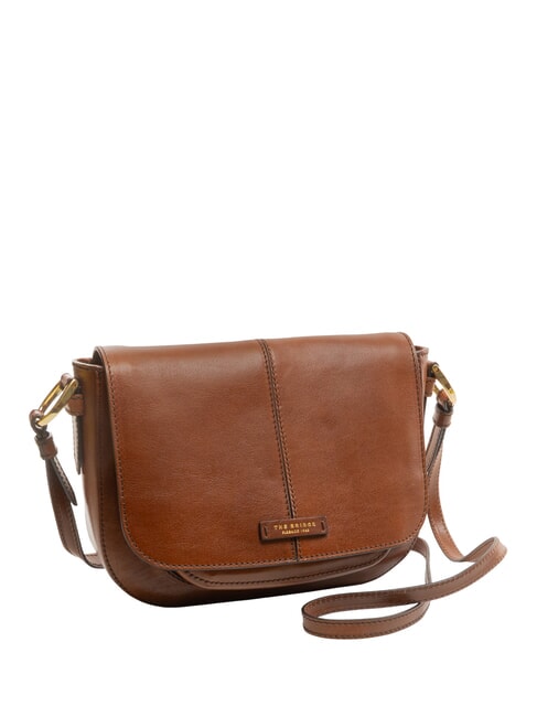 FAENTINA Large leather shoulder bag BROWN - Women&rsquo;s Bags