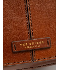 THE BRIDGE FAENTINA Large leather shoulder bag BROWN - Women&rsquo;s Bags - 3