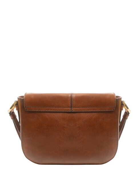 FAENTINA Large leather shoulder bag BROWN - Women&rsquo;s Bags