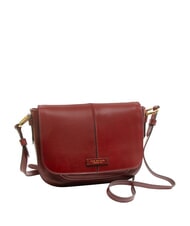 THE BRIDGE FAENTINA Large leather shoulder bag Chianti / Bordeaux / Gold - Women&rsquo;s Bags - 2