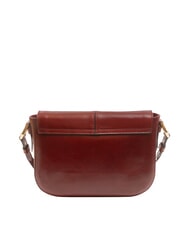 THE BRIDGE FAENTINA Large leather shoulder bag Chianti / Bordeaux / Gold - Women&rsquo;s Bags - 4