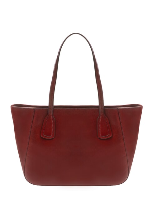 MADDALENA Shopping Bag in leather Chianti / Bordeaux / Gold - Women&rsquo;s Bags