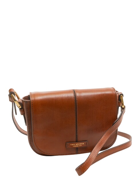FAENTINA FAENTINA Mini post in leather BROWN - Women&rsquo;s Bags
