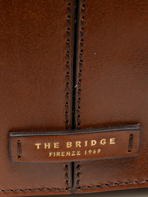 FAENTINA FAENTINA Mini post in leather BROWN - Women&rsquo;s Bags