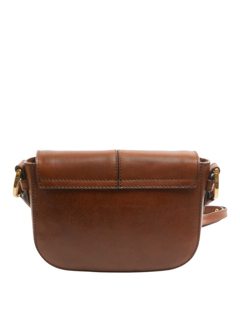 FAENTINA FAENTINA Mini post in leather BROWN - Women&rsquo;s Bags