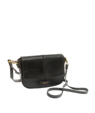 THE BRIDGE FAENTINA FAENTINA Mini post in leather Black Gold - Women’s Bags - 2