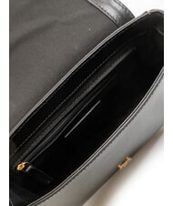 THE BRIDGE FAENTINA FAENTINA Mini post in leather Black Gold - Women’s Bags - 5