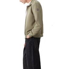 COLMAR MAINSTREAM Full zip sweatshirt muddy - Sweatshirts - 4