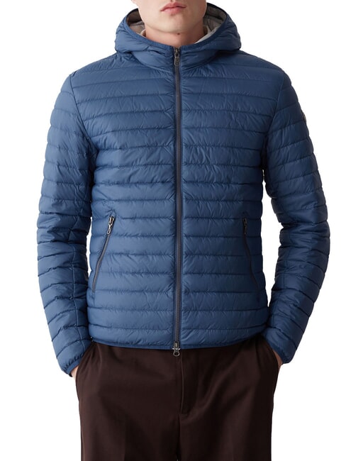 REPUNK Down jacket with hood darkblue-ice - Men's down jackets