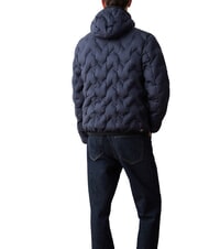 COLMAR DASHED Down jacket with hood navy blue ice - Men's down jackets - 2