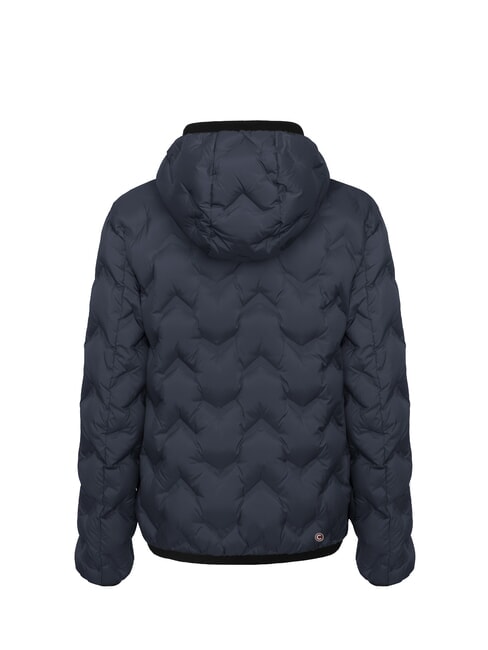 DASHED Down jacket with hood navy blue ice - Men's down jackets