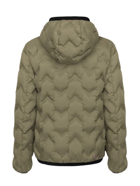 DASHED Down jacket with hood muddy volcano - Men's down jackets