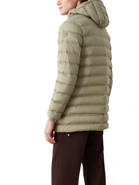MINIMAL Down jacket with hood muddy-arizona - Men's down jackets