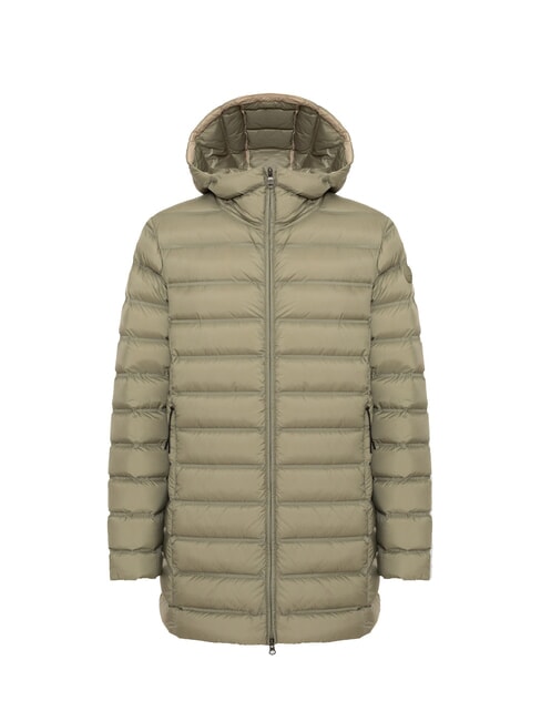 MINIMAL Down jacket with hood muddy-arizona - Men's down jackets