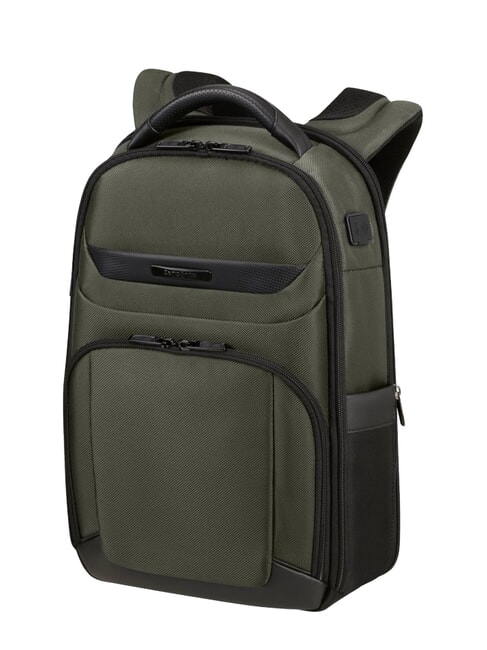 PRO-DLX 6  14" Laptop Backpack green - Laptop backpacks