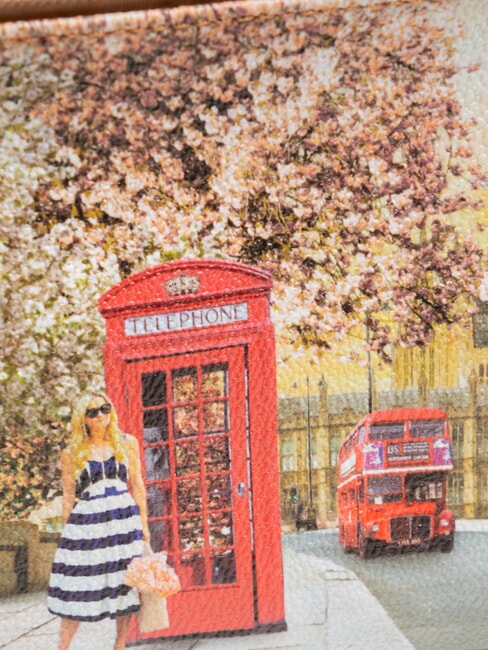 YESBAG SPECIAL Medium clutch bag with cuff English rose - Women&rsquo;s Bags