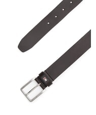 TOMMY HILFIGER OLIVER Leather belt Made in Italy Brown - Belts - 2