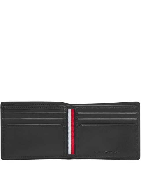 TH CORP Compact leather wallet black - Men’s Wallets