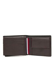 TOMMY HILFIGER TH CORP Leather wallet coffee beans - Men’s Wallets - 2