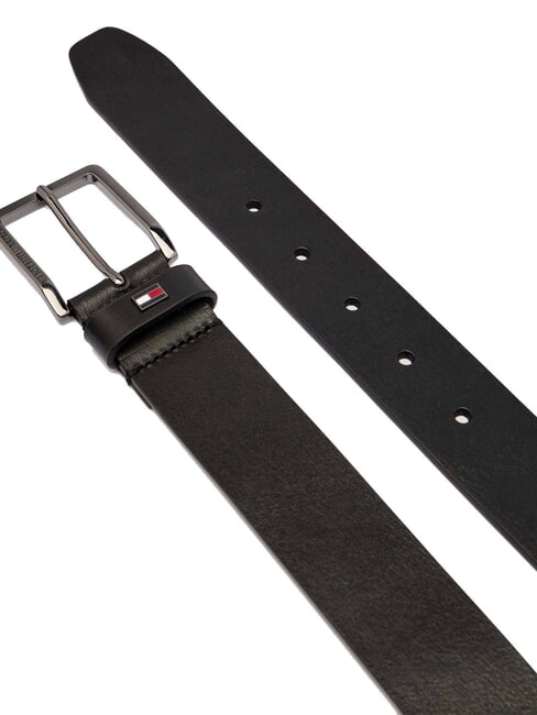 OLIVER Leather belt Made in Italy black - Belts