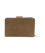 BORBONESE VITE COATED OP  Small Wallet natural op / black - Women’s Wallets - 3