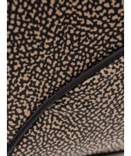 BORBONESE TENNIS Shoulder bag, with shoulder strap OP / NATURAL / BLACK - Women’s Bags - 4