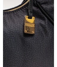 BORBONESE TENNIS  Hobo shoulder bag dark black - Women’s Bags - 3